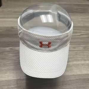 Under Armour Hat Visor White Women Performance Athletic Gym DriFit Golf‎ Tennis